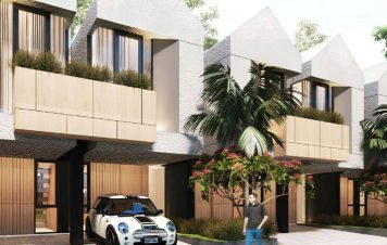 Deretan rumah di Parkspring Gading