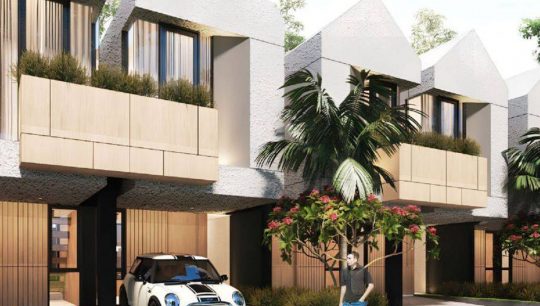 Deretan rumah di Parkspring Gading